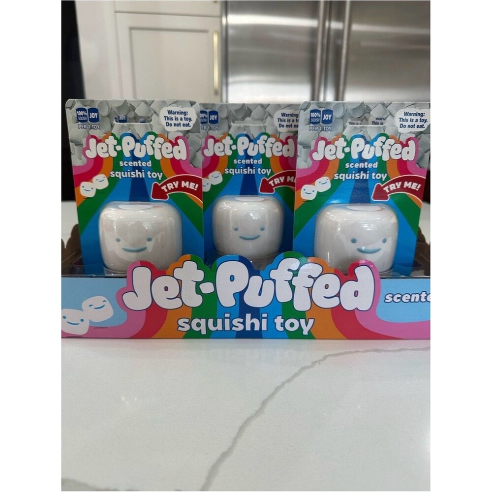 Jet-Puffed squishi toy White Scented Squishi marshmallow Toy -fast ship